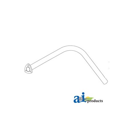 A & I Products Elbow, Exhaust 27" x22" x2" A-890312M91